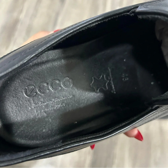 Ecco Herren Melbourne Premium Leather Black Slip On Loafer Dress Shoes​ main image 7